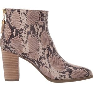 Anne Klein block heel ankle booties